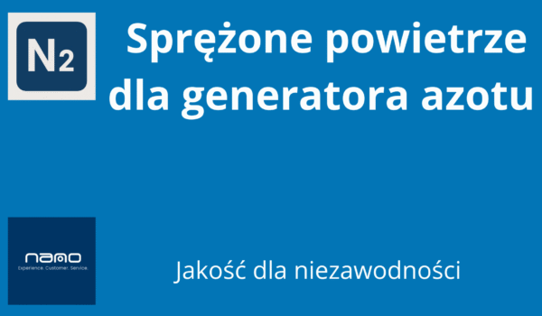 Sprężone powietrze dla generatora