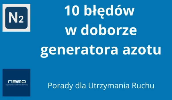 Błędy przy doborze generatora