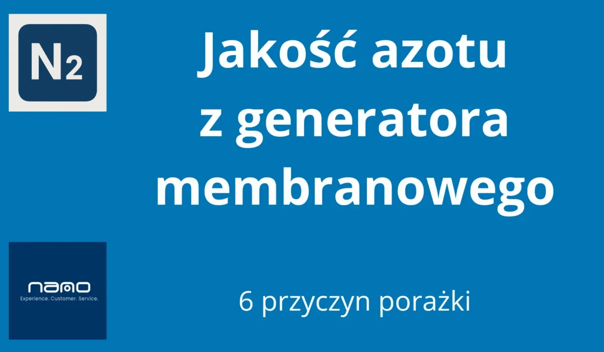 Jakość azotu z generatora
