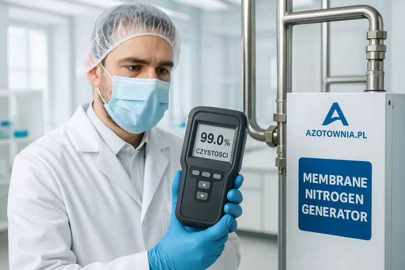 Jakość azotu z generatora membranowego