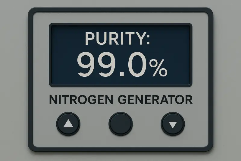 Jakość azotu z membranowego generatora