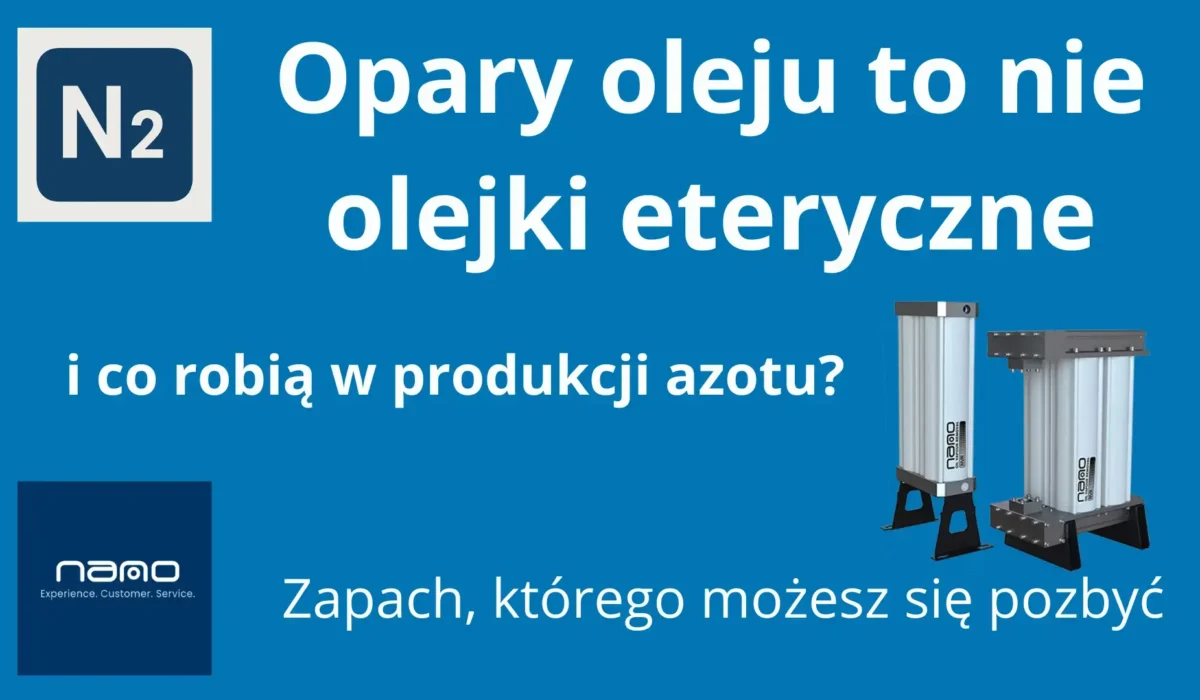 opary oleju w sprężonym powietrzu