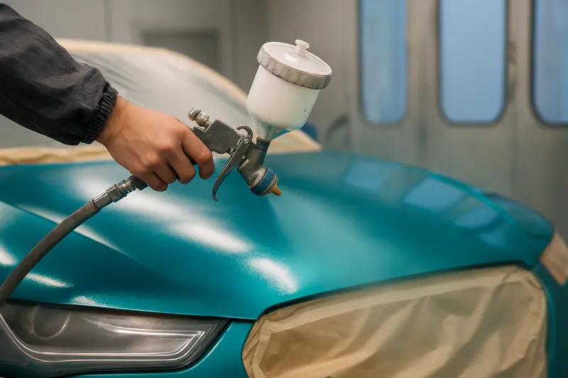 Malowanie natryskowe z azotem w motoryzacji