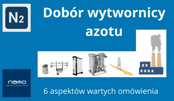 Dobór wytwornicy azotu