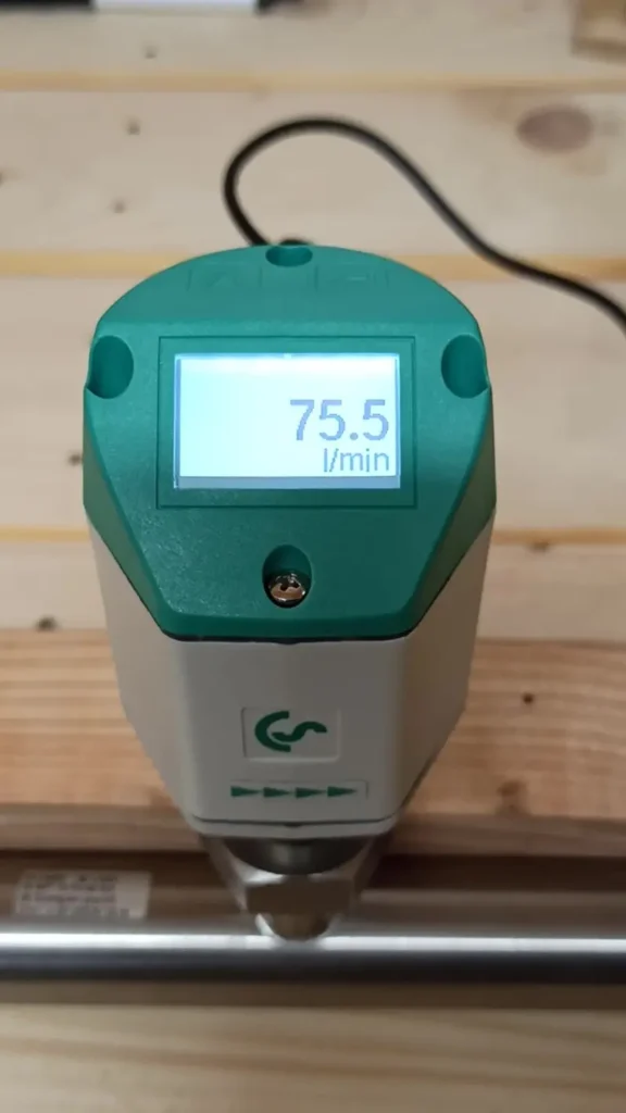 pomiar przepływu azotu