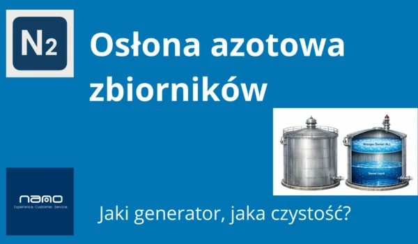 Osłona azotowa zbiorników magazynowych