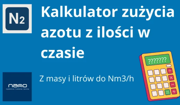 Kalkulator zużycia azotu