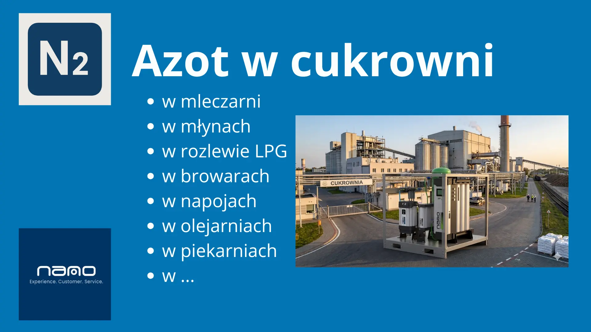 Azot w cukrowni