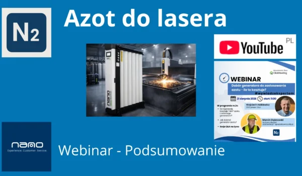 Produkcja azotu do lasera