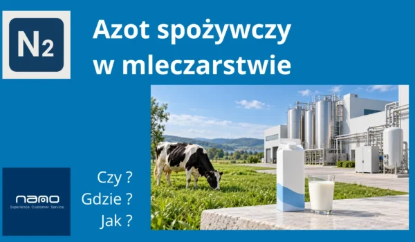 Zastosowanie azotu spożywczego w przemyśle mleczarskim